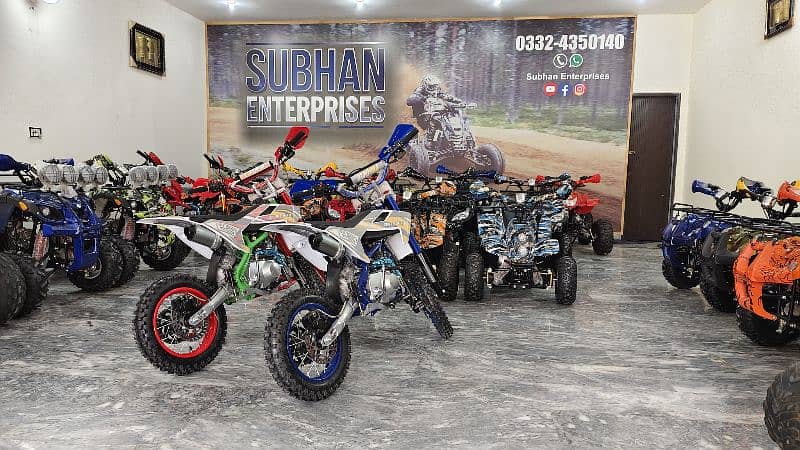124CC Special Edition Mini Trail & Atv Quad Bikes Delivery In All Pak 1