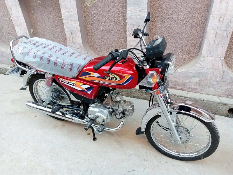 United 70 2025 Model Islamabad registered Bike for sale 0