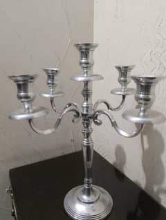 IMPORTED CANDLE HOLDER SILVER MADE