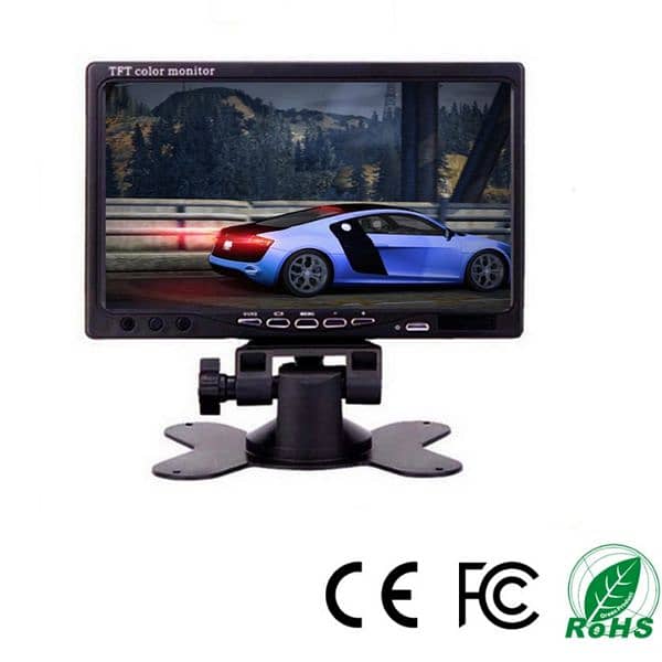 Small Screen 7 Inch 12 Volt Lcd Tv Display Car Tv Monitor MP5/BT 2