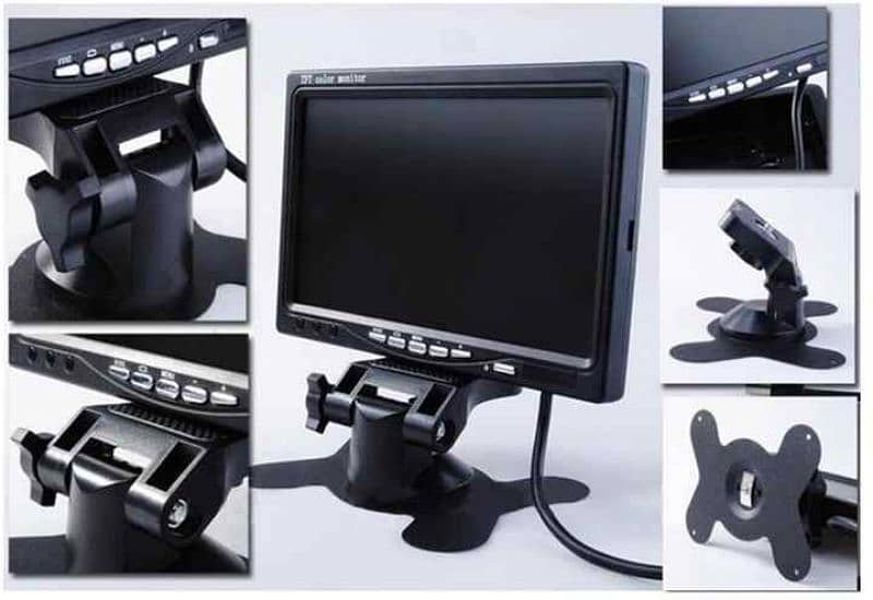 Small Screen 7 Inch 12 Volt Lcd Tv Display Car Tv Monitor MP5/BT 4