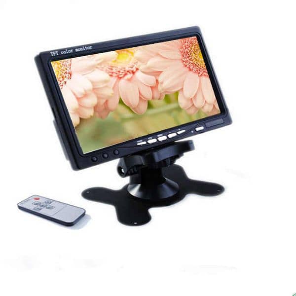 Small Screen 7 Inch 12 Volt Lcd Tv Display Car Tv Monitor MP5/BT 5