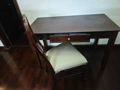 Desk with chair in very good condition