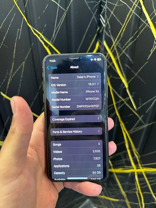 iPhone XS Gold Factory Unlock 7