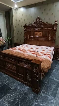 Bed Set mattress Bed side tables dressing