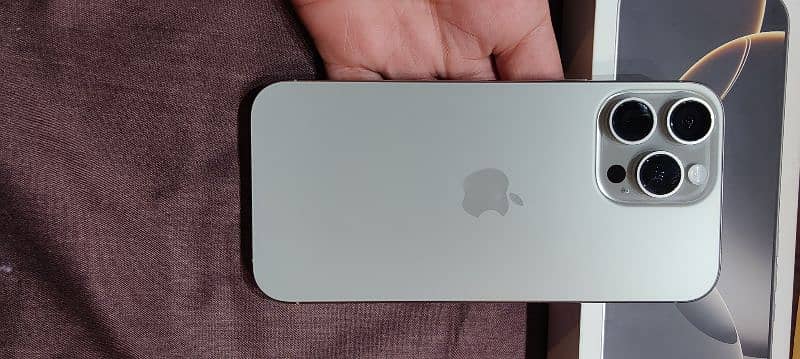 iPhone 16 pro max non PTA mint condition urgent up for sale 0