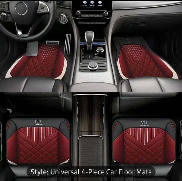 CAR FLOOR MATS 4 PCS SET 0
