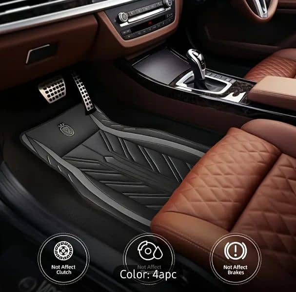 CAR FLOOR MATS 4 PCS SET 3