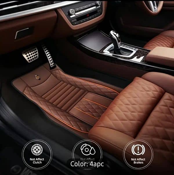 CAR FLOOR MATS 4 PCS SET 8