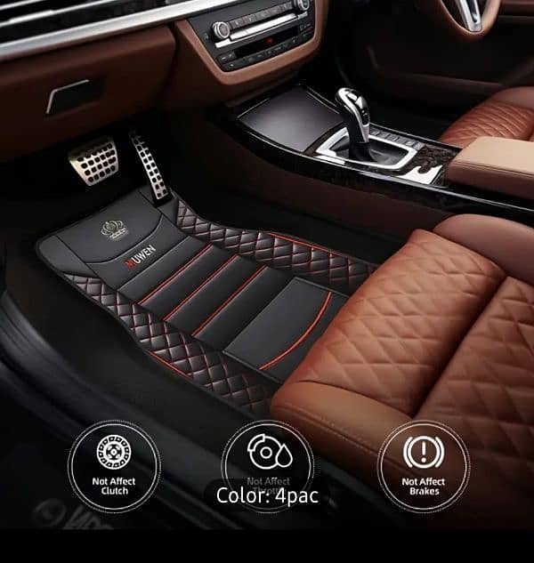 CAR FLOOR MATS 4 PCS SET 12