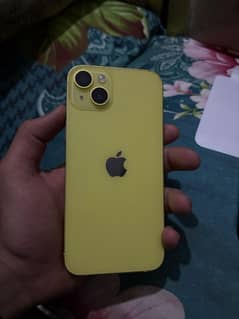 i phone 14 plus jv 128 gb  bettery Health 100 109 time charge yellow