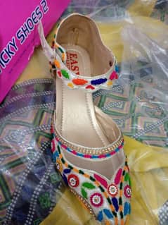 multicolor heels. .