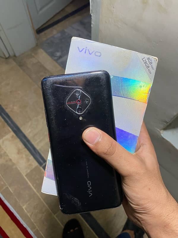 Vivo s1 pro 10 by 8 condition with box @ charger local 0
