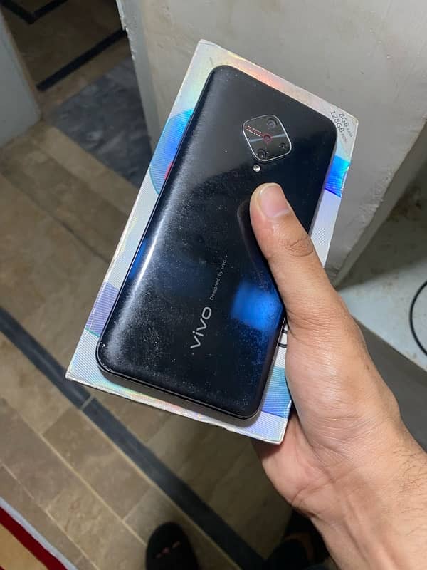Vivo s1 pro 10 by 8 condition with box @ charger local 1
