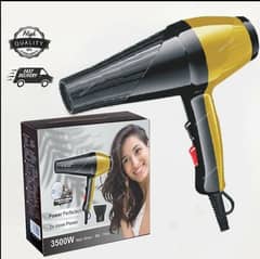 Fast Drying Hair Dryer with Cold/Warm/Hot Settings -3500W Powerful