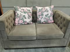 grey sofa