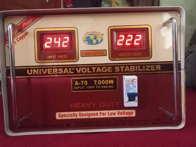 stabulizer Universal orignal 7000 watts 0