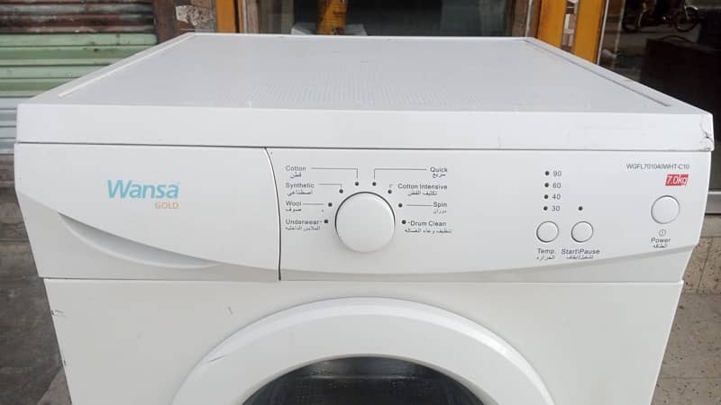 front load washing machine very good condition 3