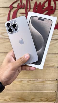 iPhone 15 Pro Max with box