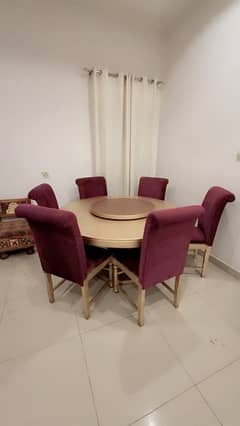 6 chairs with dining