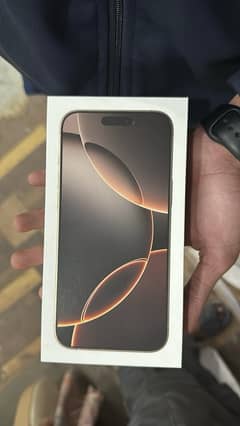 iPhone 16 pro max 256gb Box Pack Non PTA Non Active