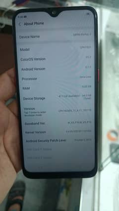 oppo f9 pro 6/64 just panel change hai baqi all ok hai