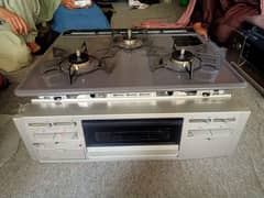 3burner Japanese automatic stove