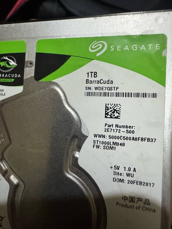 1tb Seagate Laptop And Computer Hard drive 2