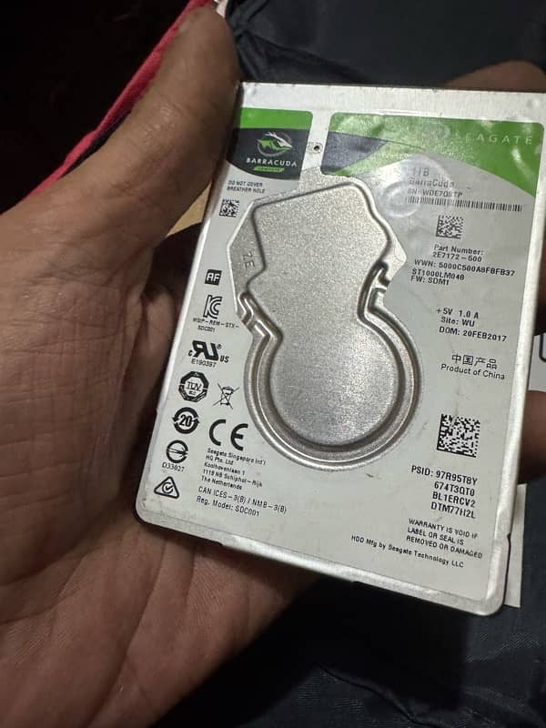1tb Seagate Laptop And Computer Hard drive 7