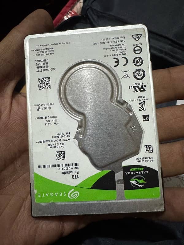 1tb Seagate laptop and computer hard drive 0