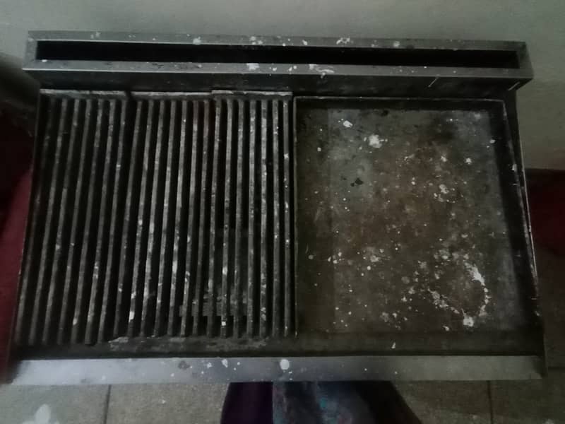 Commercial Restaurant Kitchen Stainless Steel Flat Plate & Gas Grill 2