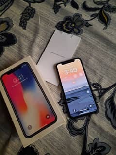 Iphone x 256GB PTA approved with Box