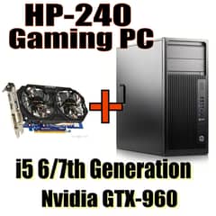 HP Z240 Tower | Intel i5 6th Gen With NVidia GTX 960 | Super Fast Gam