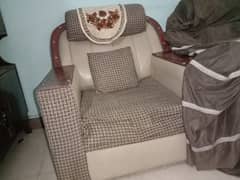 two single seater sofa set