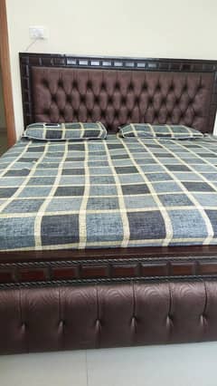 Double Bed, Pure Wooden, 9/10 Condition, Premium Look & Design,