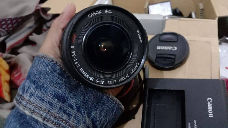 canon 1200d with 18:55 10