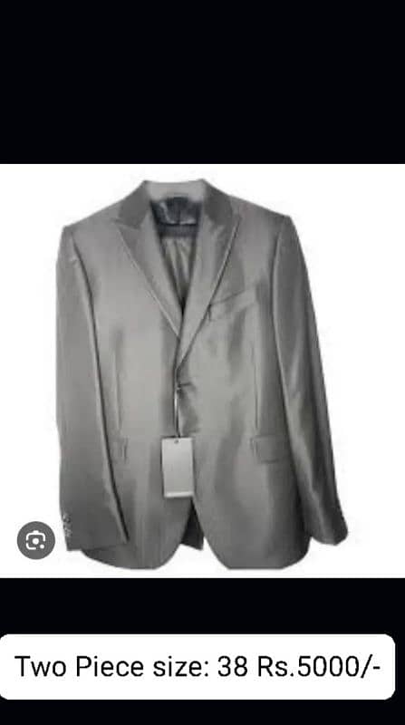 Tuxedo Style & Silver Gray 02 piece suit 3