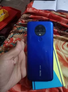 Tecno spark 6 Blue 4/64 Only Glass Crack With Box Pta Approv 100%