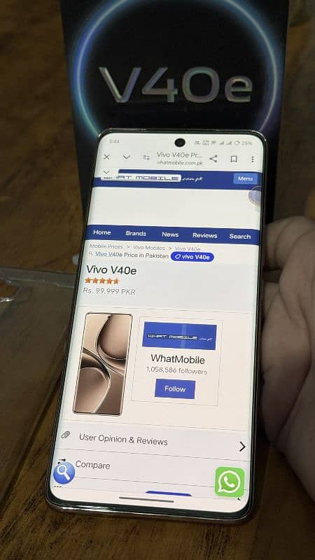 Vivo v40e Gold edition-5G 4