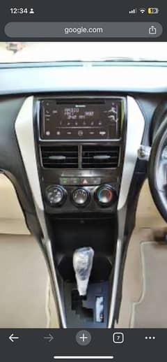 yaris 1.3 A/C control panel