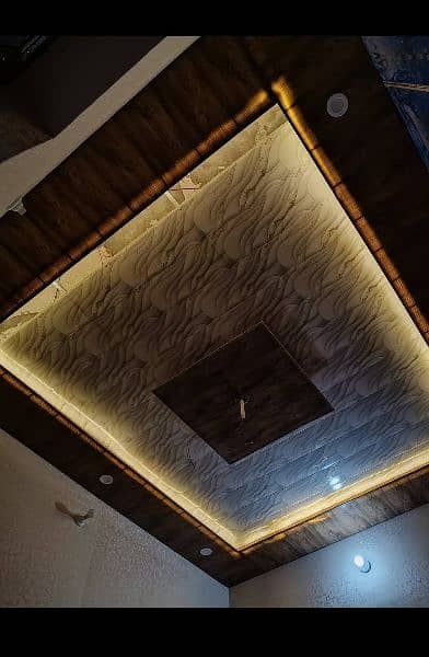 Pvc Ceiling - Pvc Sheet - Wallpaper - Pvc Fancy Ceiliing 2