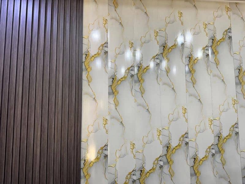 Pvc Sheet - Pvc Wall Panel - Wpc Fluted Panel - Wallpaper - Ceiling 2