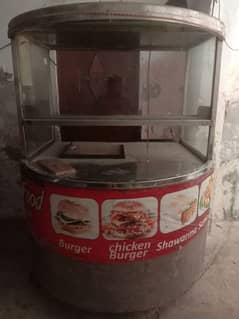 steel burger counter