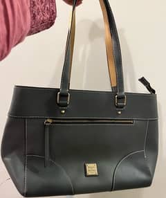 grey handbag