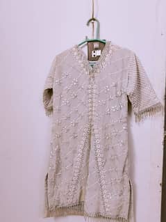 Handmade Gotta work Georgette Kurti