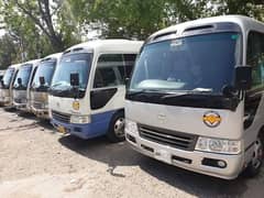 Bus cars and coaster for rent