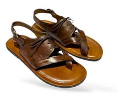 men's semi formal leather sandals