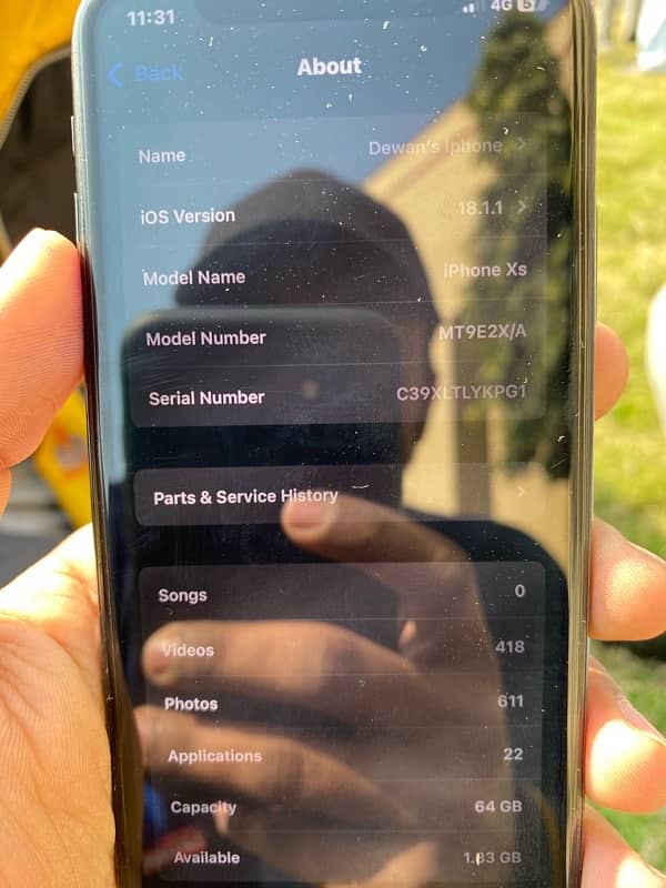 IPhone XS 64GB PTA approved 62000 8