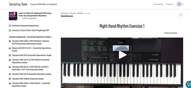 Urgently Selling Keyboard Course by JEREMY SEE (Value = 198$)