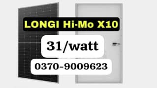 LONGi Hi-MO X 10 640W With All Documents – A+ Grade Tier-1 Mono PERC